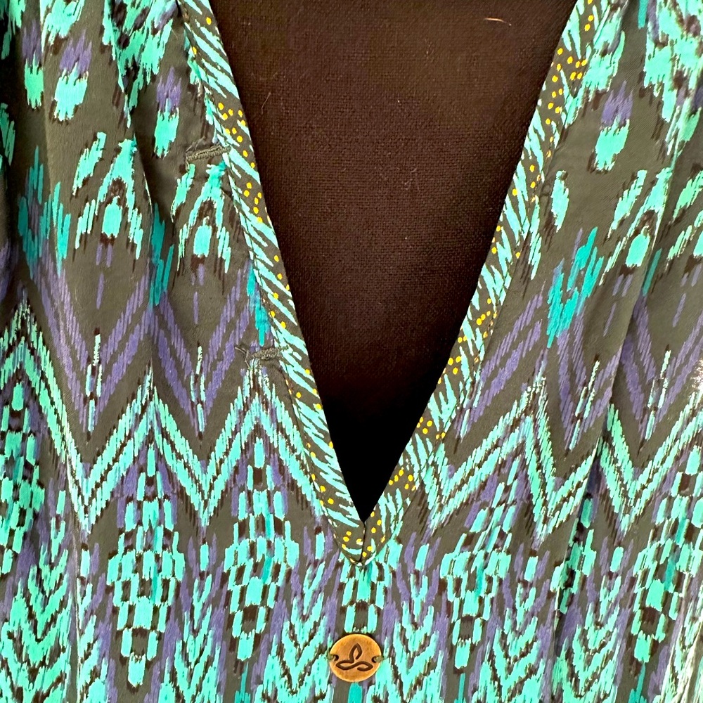 prAna Nari Midi Dress Halter Keyhole Neckline - Picture 7 of 9